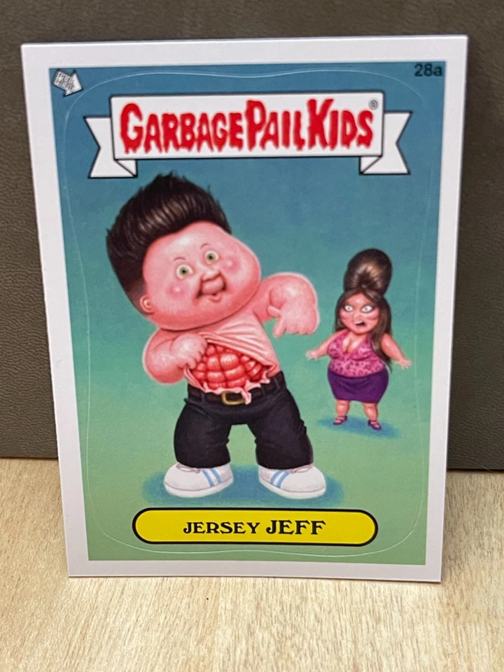 JERSEY JEFF 28a GARBAGE PAIL KIDS 2012 Brand New Series 1 BNS1   GPK - Image 1 of 2