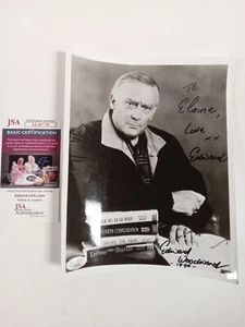 Edward Woodward Signed Black & White 8x10 Photograph JSA -* # - Picture 1 of 6