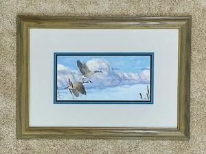 Original Framed & Matted Watercolor Painting by Thomas Hirata • 24” x 17.5” - Picture 1 of 4