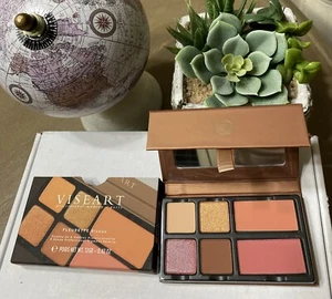 Viseart Fleurette BISOUS Face Palette NIB 6 Shades Travel/Purse Size A Q - Picture 1 of 4