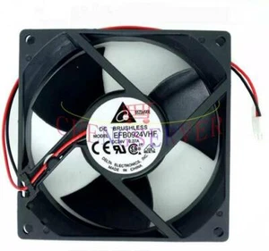 One for DELTA EFB0924VHF Inverter cooling fan DC24V 0.27A 90*90*32mm 2wire - Bild 1 von 1