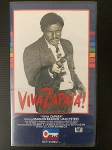 Viva Zapata 1985 VHS Marlon Brando Jean Peters Hard Case - Picture 1 of 3