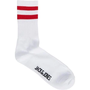 Jack & Jones Mens Stripe Tennis Sock Trainer Socks - Picture 1 of 9