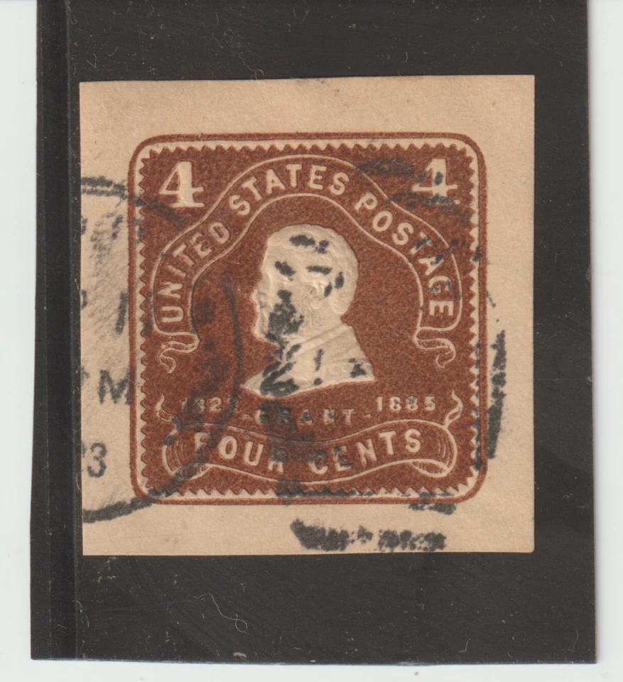 US  Scott #U390 Used Cut Square - Image 1 of 1