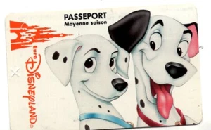 PASS DISNEY Disneyland 101 Dalmatiens / ADULTE / - Picture 1 of 1