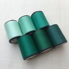 Green Color shades 6 Spools Sewing Thread All Purpose Spun Polyester 600 Yards