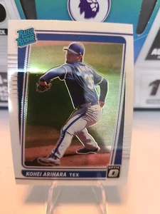 2021 Donruss Optic Rated Rookie Kohei Arihara #70 Texas Rangers - Picture 1 of 2