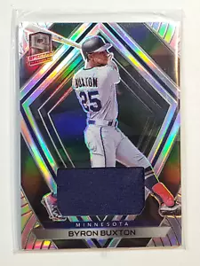 Byron Buxton 2020 Panini Spectra Swatches Jumbo Blue Jersey Relic #56 Twins - Picture 1 of 3
