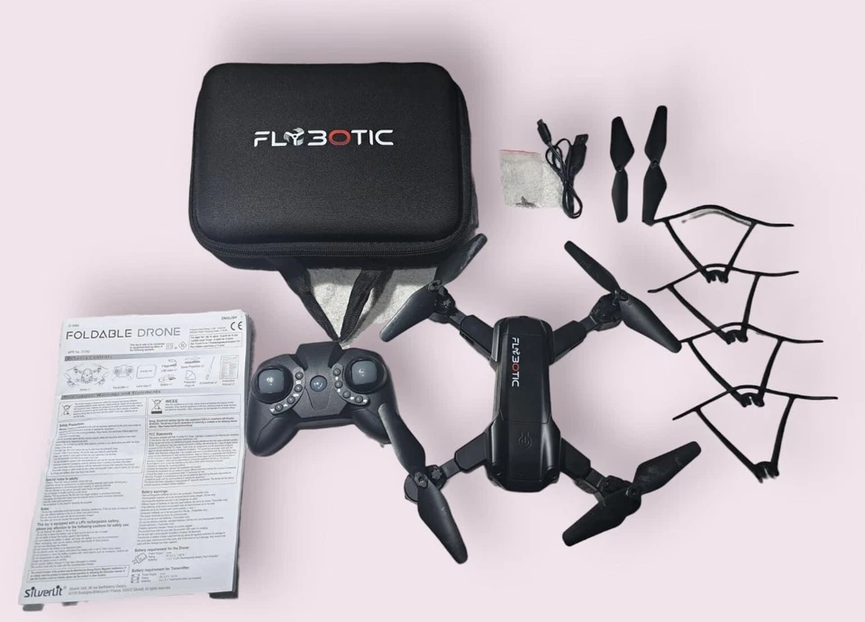 FLYBOTIC Foldable Drone Ferngesteuerte Klappdrohne 33cm Zusammenklappbar	✅ - Bild 1 von 1