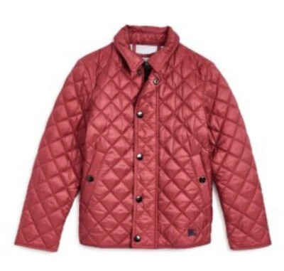 NEW Burberry Girls Lyle Diamond Quilted Jacket, Size 14Y/164cm - Image 1 of 3