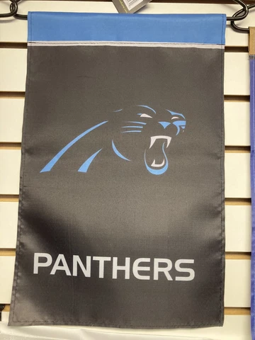 Carolina Panthers garden flag 12x18 2 sided Cover