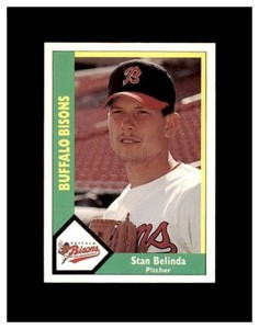 1990 CMC Buffalo Bisons #1 STAN BELINDA