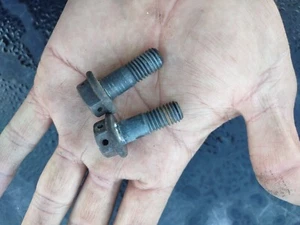 1995-97 Jaguar XJ6 vdp rear Brake Caliper bolts Pair Look Used - Picture 1 of 14