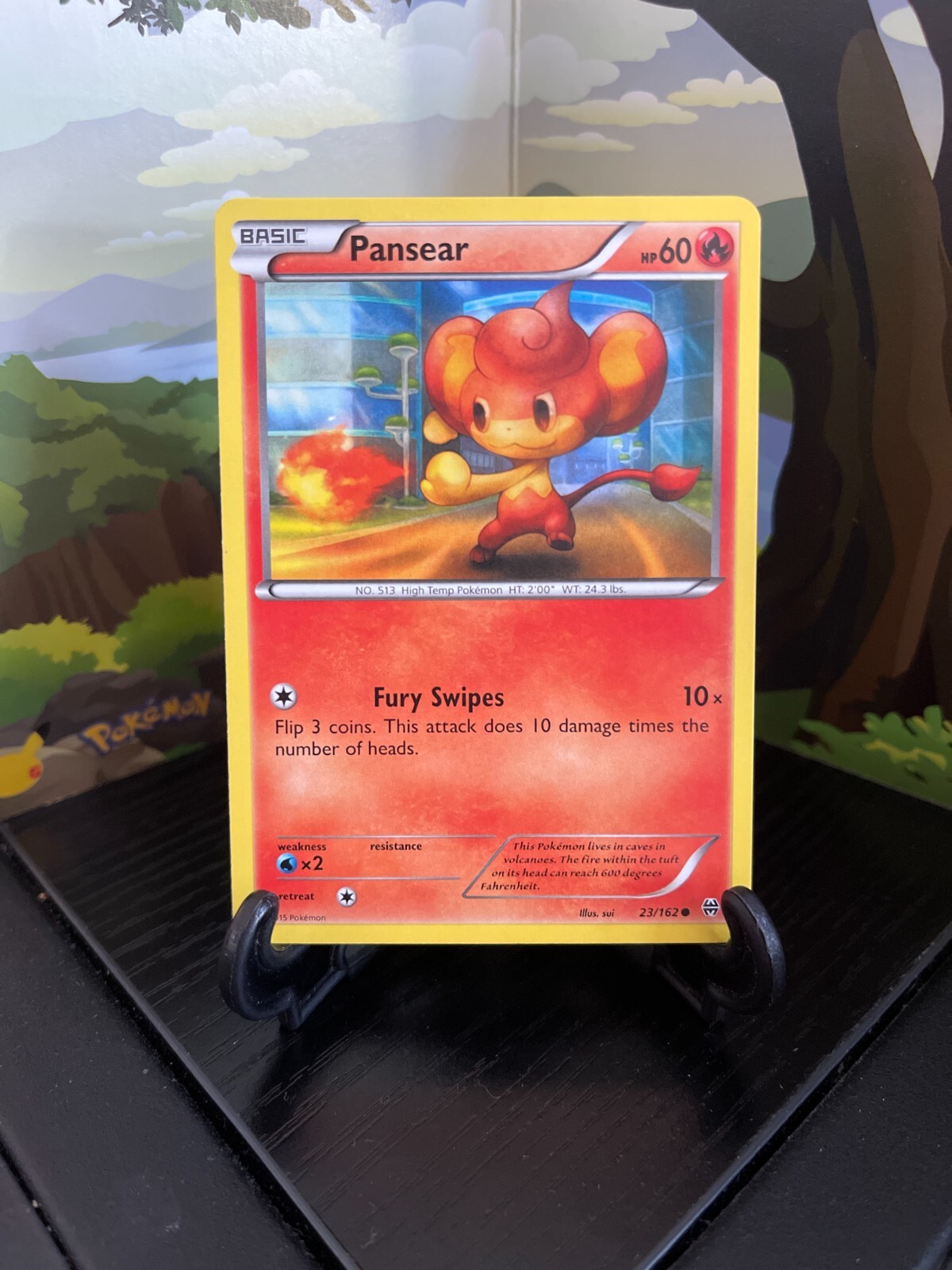 Pansear 23/162 - Breakthrough - Common - Pokemon Card TCG - LP