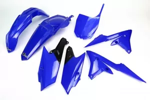 Kit plastica UFO motocross Yamaha YZF 250 2014 - 2018 YZF 450 2014 - 2017 blu - Foto 1 di 1