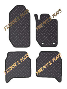 Ford Ranger Wildtrak Tailored Fit Car Floor Mats in Rubber From 2012 Onwards