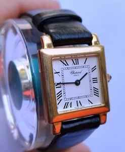 Chopard Geneve Gold 18k Solid Women's Wristwatch Quartz Case 22mm Vintage 127366 - Picture 1 of 15