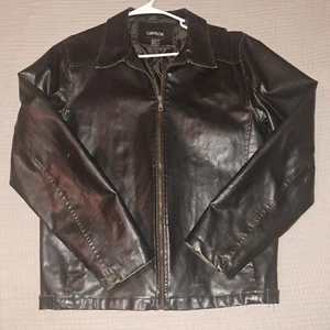 Carbon Jacke Herren schwarz Größe L gefüttert Full Zip Langarm Vintage - Bild 1 von 8