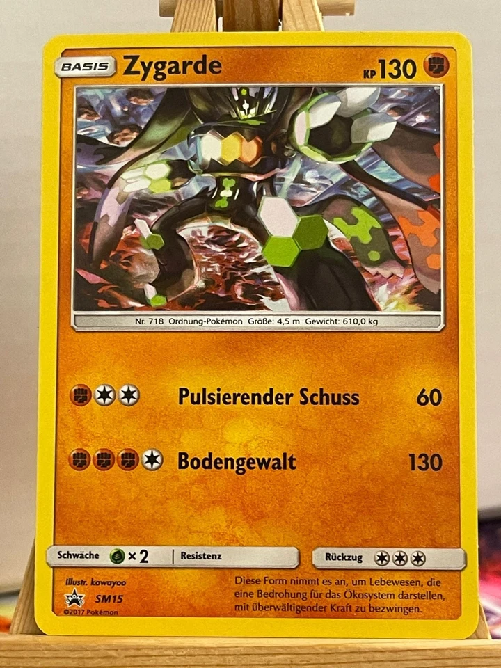 Zygarde SM15 Blackstar Promo Holo Deutsch Exc Pokemon - Bild 1 von 1