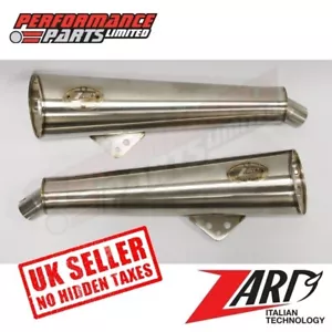 Triumph Thunderbird 1600 2015 Zard Stainless Race Exhaust Silencers + DB Killers - Picture 1 of 7