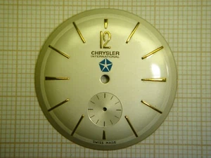 VINTAGE ZIFFERBLATT NEU AUS LAGERBESTAND FÜR ARDATH CHRYSLER UHR VON 11 LINIEN 1/2 - Bild 1 von 2