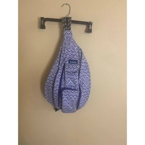 Kavu Rope Sling Bag Crossbody Purple/White - Picture 1 of 7