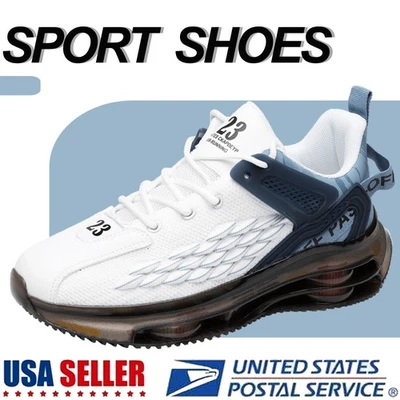 Men's Breathable Soft Sport Shoes Outdoor Casual Athletic Running Hiking Walking - Image 1 of 4