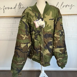 Rothco MA-1 Giacca da Volo Bomber Tattico Cappotto Reversibile Arancione Aeronautica Militare 4XL - Foto 1 di 11