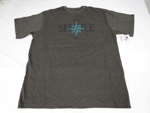 Neu Seattle Mariners Herren Größe 2XL-Tall Majestic grau Hemd - Bild 1 von 4
