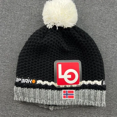 Icepeak Gorra de Esquí Gorro Talla Única Cross Country XC Pom Pom Forrado Bandera de Noruega Foto 1 de 4