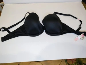 NEU mit Etikett Victoria's Secret leicht gefütterter BH schwarz/pink 34DD Fullcoverage - Bild 1 von 7
