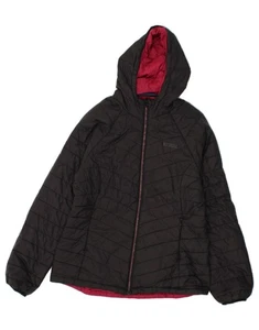 MOUNTAIN WAREHOUSE Womens Hooded Padded Jacket UK 16 Large Black AL03 - Picture 1 of 3