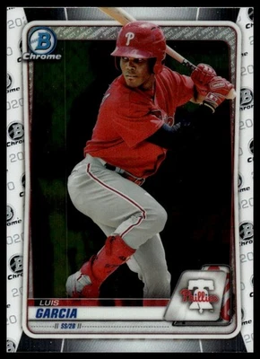 2020 Bowman Luis Garcia #BCP-126 Chrome Prospects - Image 1 of 2