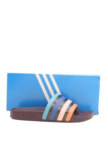Adidas Sandali Uomo UK 6 Multi Righe 100% Altro Slider Nuovi con etichette