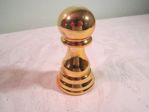 Statuina pezzo scacchi Ashland pedone oro - decorazione decorativa - Foto 1 di 8