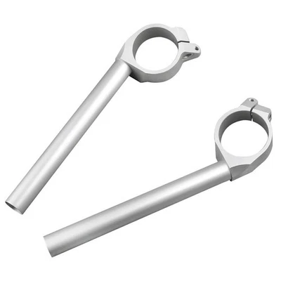 Clip-On Motorcycle Handle Bar Clip Fit YAMAHA YZF R6 2006 2007 2008-2010 Silver Foto 1 de 4