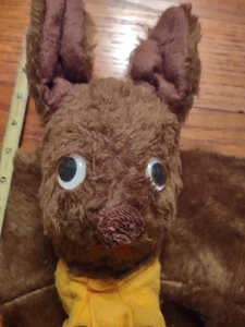 Vintage handgefertigte Hase Kaninchen Handpuppe 24 Zoll - Bild 1 von 13