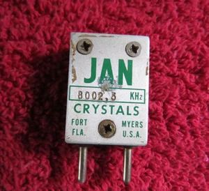 8002.3 KC kHz FT-243 Ham Radio Crystal TESTED - Picture 1 of 3