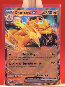Charizard ex 006/165 Scarlet & Violet 151 Ultra Rare Holo Promo Pokemon Card New - Picture 1 of 14