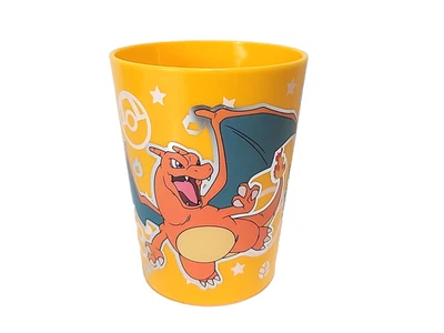 Pokemon Plastic Charizard Orange Water Drinking Cup 6oz 2 Sided Lilfant Korea - Image 1 of 4