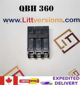 QB QBH 360 Commander 60 AMP 3 pole Triple CEB Sylvania Eaton Bolt On Breaker - Picture 1 of 3