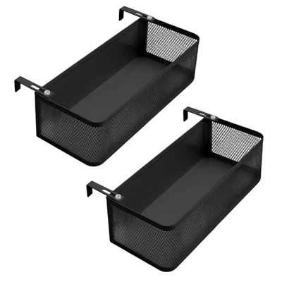 1/2X Hängekorb Metall Schrankkorb Einhängekorb Regalkorb Aufbewahrungskorb DE - Bild 1 von 4