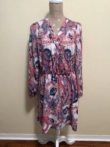 The Limited Women's Bohemian Paisley Print Dress Colorful Size L - Picture 1 of 3