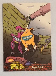 Fleer Ultra: ¡¡Aaahh!! Tarjeta coleccionable Real Monsters "ROPE TRICK" #62 - Imagen 1 de 2