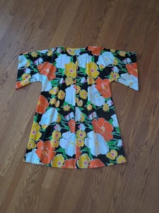 Vintage LISANNE markante Loungewear Blumen Reißverschluss neu nie getragen oder gewaschen - Bild 1 von 4