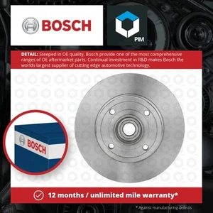2x Brake Discs Pair Solid fits RENAULT TWINGO Mk2 1.6 Rear 08 to 14 K4M854 240mm - Picture 1 of 6