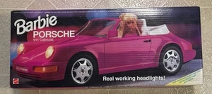 Vintage 1992 Mattel Barbie Porsche 911 Cabriolet (NIB) - Picture 1 of 9