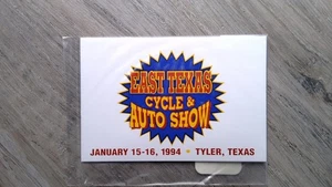 East Texas Cycle & Auto Show 1994 Metal Sign Plaque Daytona Trophy - Picture 1 of 2