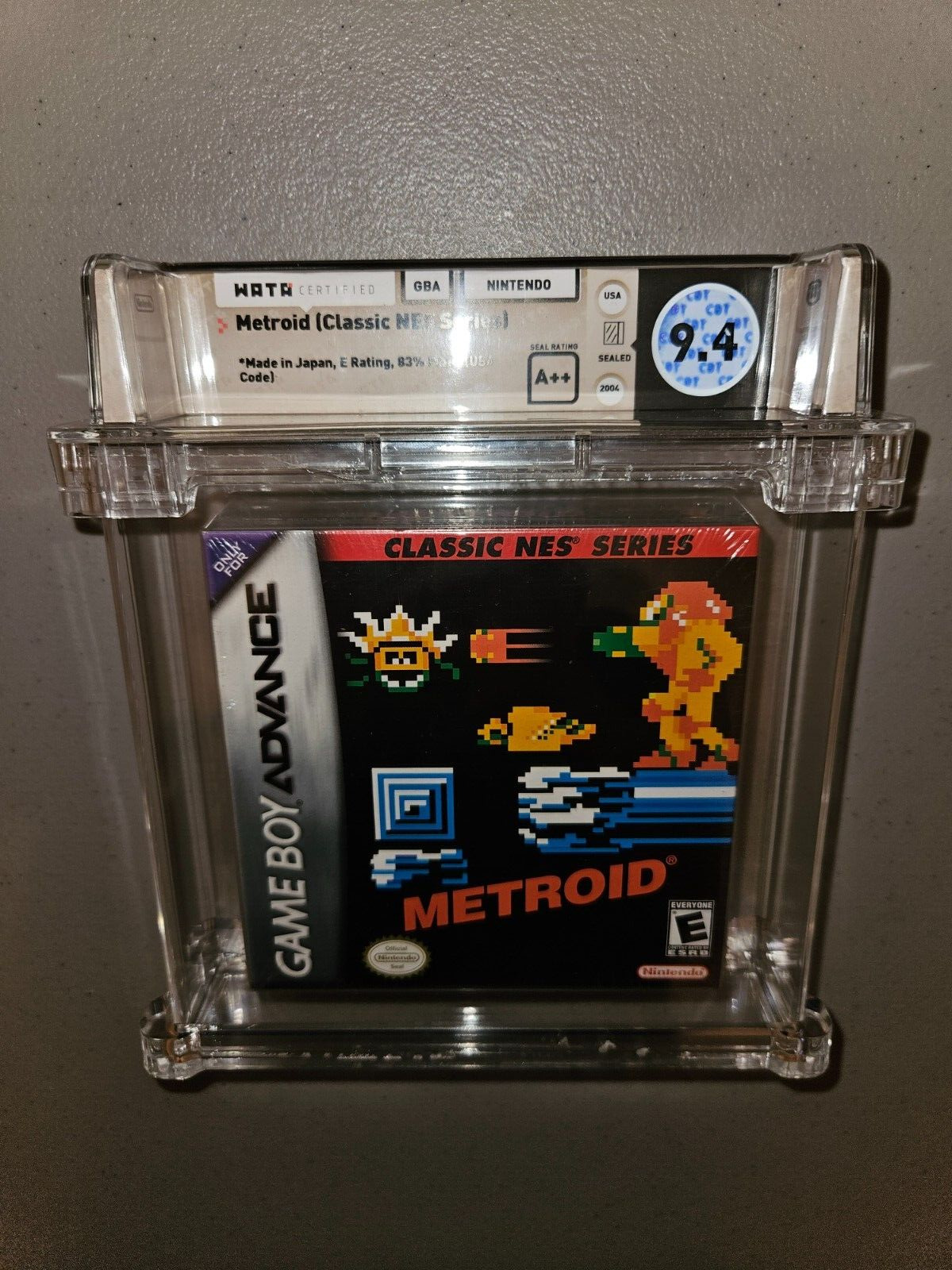 Metroid Classic Nes Series Wata 9.4 A++ Nintendo Gameboy Advance GBA Sealed New