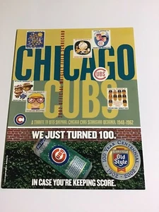 CHICAGO CUBS 2002 SCORECARD PROGRAM ALL DIFFERENT SCORECARDS GAME VS MARLINS - Picture 1 of 1